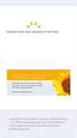 Mobile Screenshot of krone-stiftung.org
