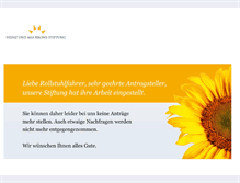 Tablet Screenshot of krone-stiftung.org